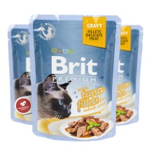 Brit Premium Cat Fillets in Gravy with Tuna 85 g