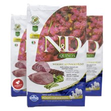 N&D GF Quinoa Dog Weight Mnmgnt Lamb & Broccoli 2,5 kg