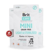 Brit Care Mini GF Light & Sterilised Rabbit & Salmon 2 kg
