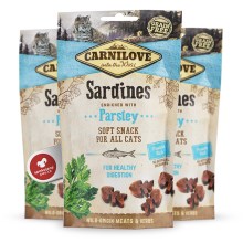 Carnilove Cat Semi Moist Snack Sardina with Parsley 50 g
