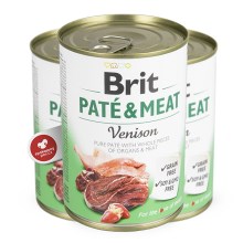Brit konzerva Paté & Meat Venison 400 g