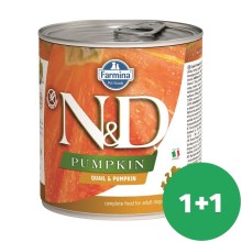 N&D Dog Pumpkin konzerva Adult Duck & Pumpkin 285 g SET 1+1 ZADARMO