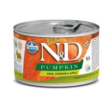 N&D Dog Pumpkin konzerva Adult Mini Boar & Apple 140 g