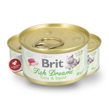 Brit konzerva Fish Dreams Tuna & Squid 80 g