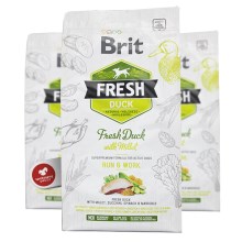 Brit Fresh Duck & Millet Adult Run & Work 2,5 kg