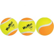 Hip Hop tenisové loptičky 6,5 cm (3 ks)