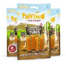 Benevo maškrty Pawtato Turmeric & Chicory Root Tubes 90 g