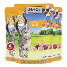 Mac's Cat kapsička kačka a krevety 100 g