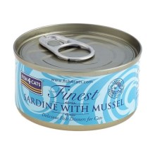 Fish4Cats Finest konzerva so sardinkou a mušľami 70 g