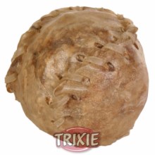 Guľa z byvolej kože Trixie plnená malá 70 g/4,5 cm