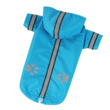 O'lala Pets bunda ľahká šušťáková reflex modrá XL 35 cm