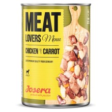 Josera Dog konzerva Meat Lovers Menu Chicken with Carrot 400 g