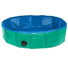 Skladací bazén pre psov Karlie zeleno-modrý 160 cm