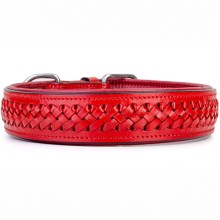 Kay-line kožený obojok Red Pepper veľ. 65 (50-57 cm)
