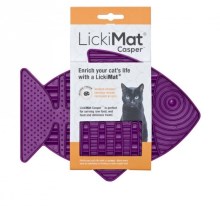 LickiMat Casper lízacia podložka fialová 22 cm