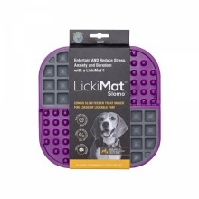 LickiMat Slomo lízacia podložka fialová 20 cm