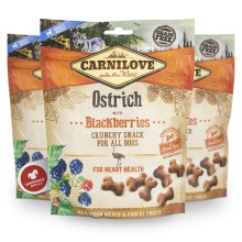 Carnilove Dog Crunchy Snack Ostrich & Blackberries 200 g