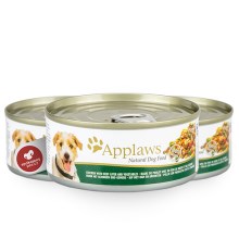 Applaws konzerva Dog Chicken, Beef Liver & Vegetables 156 g