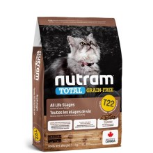 Nutram T22 Total Grain Free Chicken, Turkey Cat 1,13 kg