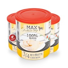 Konzerva Max Deluxe 3/4 kuraťa 800 g