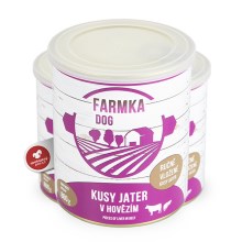 Konzerva Farmka Dog s pečeňou 800 g