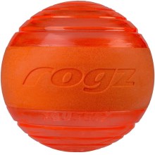 Rogz Squeekz loptička pre psy oranžová 6,4 cm