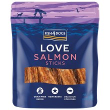 Fish4Dogs Love maškrty s lososom tyčinky 85 g