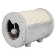 Trixie plyšový škrabací valec s hračkou 39 cm