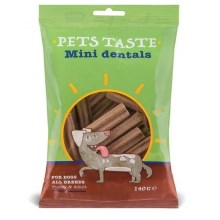 Pets Taste Mini Dentals žuvačky pre psov 140 g