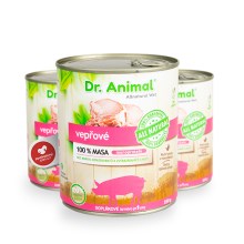 Dr. Animal konzerva bravčová 850 g