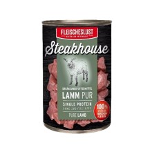 Steakhouse konzerva pre psy Pure Lamb 400 g SET 5+1 ZADARMO