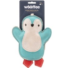 Wooffee kožená hračka Veselý tučniak 20 cm