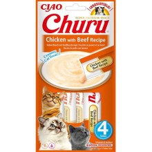 Inaba Churu Cat Snack kura & hovädzie 4x 14 g