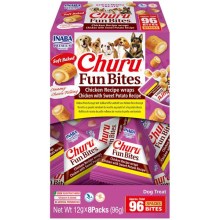 Inaba Churu Fun Bites Dog Snack kura & batáty 8x 12 g