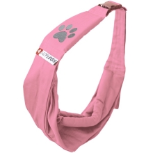 4LazyLegs Pets Carrier Canvas Paw Pink