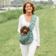 4LazyLegs Pets Carrier Pocket Canvas Mineral Grey
