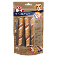 8in1 Triple Flavour žuvacia rolka (3 ks)