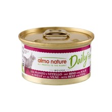 Almo Nature Cat Daily pena s hovädzím a teľacím 85 g