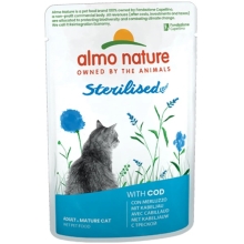 Almo Nature Cat Functional Sterilised kapsička s treskou 70 g
