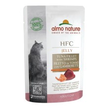 Almo Nature Cat HFC Jelly kapsička filet z tuniaka a krevety 55 g