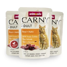 Animonda Carny Adult kapsička hovädzie a kurča 85 g