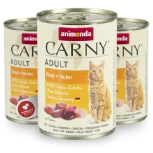 Animonda Carny Adult konzerva hovädzie a kuracie 400 g