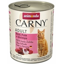 Animonda Carny Adult konzerva hovädzie, morčacie a ráčiky 800 g