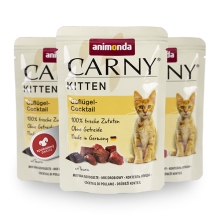 Animonda Carny Kitten kapsička hydinový kokteil 85 g
