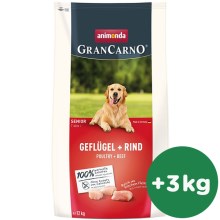 Animonda GranCarno Dog Senior s hydinovým a hovädzím mäsom 12 kg