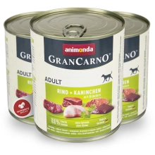 Animonda GranCarno konzerva hovädzie, králik a bylinky 800 g
