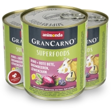 Animonda GranCarno Superfoods konzerva hovädzie a červená repa 800 g
