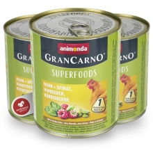 Animonda GranCarno Superfoods konzerva kurča a maliny 800 g