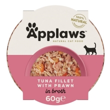 Applaws Cat vanička Tuna Fillet with Prawn 60 g
