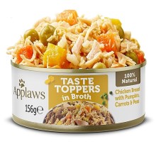 Applaws Dog konzerva Taste Toppers Broth kura so zeleninou 156 g